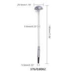 Urethral Dilator Male With 7-Hole Shower, Silicone Hollow Penis Plug Sex Toys - Catheters & Sounds Sm Masturbation Rod For Adult Men