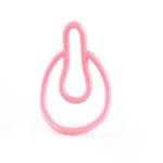 Male Sissy Chastity Clip Chasity Cage Penis Ring Cock Device Toys Training Bondage Sex Toy (Pink)