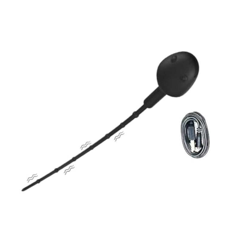 Urethral Sounds Vibrator, Vibrating Penis Plug 12 Vibration Modes Cock Stimulation Trainer Urethral Dilator, Urethral Stretcher Male Vibrator Urethral Plug Beads Sounding Sex Toys For Men