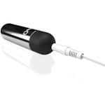 Mini Bullet Vibrator For Women – Silver Usb Rechargeable Clit Stimulator, Waterproof, Body-Safe Silicone, Discreet Travel Vibrating Toy