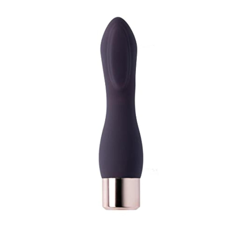 Share Satisfaction Juno - Clitoral Stimulation With 10 Vibration Modes, Curved And Tapered Tip For Pinpoint Stimulation, Silicone, Waterproof And Usb Rechargeable - Purple