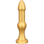 Super Long Anal Beads,Liquid Silicone Screw Thread Butt Plug Strong Suction Cup Long Anal Plug Prostate Massage Anal Trainer Dildo Anal Toy For Man Woman And Couples G-Spot (L)