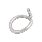 Male Chastity Cage Closed Ring Ergonomic Design 304 Stainless Steel Cock Cage Base Ring H1050 (1.97 Inch / 50Mm)