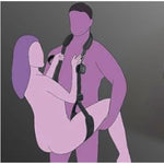 Bed Bondage Bdsm Restraints Kit Restraints Strap-On With Handcuffs Adjustable Sex Harness Straps From Neck To Thighs Adult Sex Toys Sex Swing Harness Set Beginner Couples Sm Game Wrist Thigh Cuffs