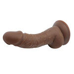 Real-Feel Dildo With Suction Cup Base - Lifelike Solo Play Toy For G-Spot Stimulation - Firm & Flexible Shaft - Intense Internal Orgasms - Hands-Free Fun In Shower - Beginner To Experienced Users
