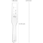 Acrylic Transparent Spanking Paddle For Sexual Abuse, With Durable Smooth Sturdy For Adult Sex Toys, Sex Flogger, Sm Tool For Couple/Women/Gay,Sex Play Paddle Bdsm,Slut,Love,Heart (Slut)