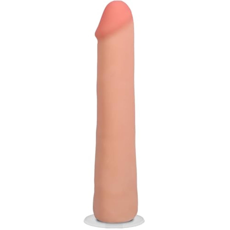 Doc Johnson The Realistic Dildo - 9 Inch ULTRASKYN Dong with Removable Vac-U-Lock Suction Cup - F-Machine and Harness Compatible Dildo - for Adults Only, Vanilla