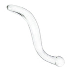 Double Sided Dildo Glass Dildo For Women 8.66" G-Spot Dildo For Anal Vaginal Sex Crystal Pleasure Wand Adult Sex Toy For Lesbian Gay And Couple Masturbating