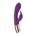 Dual Stimulation Rabbit Vibrator with 10 Vibration Modes, Purple