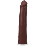 Doc Johnson The Realistic Dildo - 9 Inch ULTRASKYN Dong with Removable Vac-U-Lock Suction Cup - F-Machine and Harness Compatible Dildo - for Adults Only, Chocolate