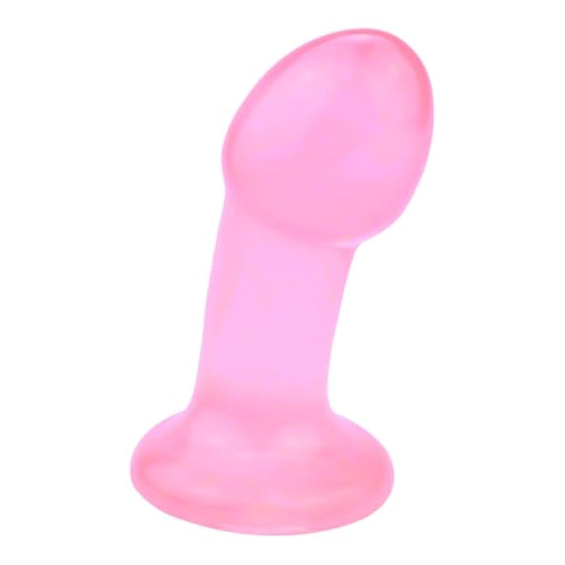 Little 3.5 Inches Realistic Dildo For Adult, Sex Toys For G Spot Stimulator Anal Play, Lifelike Fake Penis Training Sets For Women/Men/Gay (Pink)