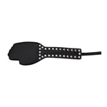 Leather Whip Flogger Spanking Rivets Black Hand Slap Paddle For Adults Bdsm Punishment Couples Bondage Props Sex Toys