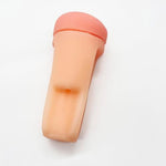 Male Masturbators Cup With Massage Gun Connector Auto Thrusting Pocket Pussy Male Stroker Realistic Vagina Adult Sex Toys For Man Masturbation