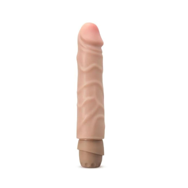 Eden Adult Sex Toys - Realistic Vibrating Dildo - 6.75 Inch - Flexible Twist Base Multispeed Vibrator - Veiny Shaft & Girthy Penis For Clitoral G-Spot & Anal Play - Women Men Couples Pleasure - Beige