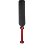 Faux Snake Leather Spanking Paddle For Adult Sex Toys, 16.3In Faux Leather Bondage Sexual Paddles Bdsm Set, Red
