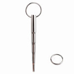 Stainless Steel Urethral Sound Catheter Dilator Urethra Training Stimulation Penis Plug Male Masturbation Sex Toys (B)