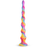 Super Long Monster Knot Dildo - 17.7" Huge Anal Plug, Soft Liquid Silicone Prostate & G-Spot Massager With Strong Suction Cup, Fantasy Dildo For Men And Women, Adult Sex Toys For Anal Training