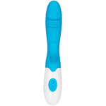 Powerful Rabbit Vibrator - G-Spot Vibrator And Clitoris Stimulator, 30 Vibration Settings - Skin-Friendly Silicone (Light Blue)