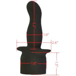 3Pcs Magic Wand Attachments, Mini Massager Attachments Enhance Sensations For Women Vaginal Clitoris Silicone Vibrator Attachment - Inner Diameter 1.57’’