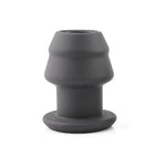 Hollow Silicone Anal Dilator Peep Threaded Anal Plug Masturbation For Couple Pleasure(M)