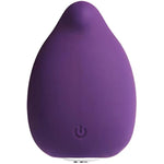 Yumi Clitoral Vibrator, Rechargeable Lay-On Adult Sex Toy For Women, Waterproof Finger Vibe, Easy Grip Handle (Purple)