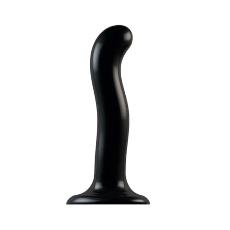 P&G Spot Dildo - Ergonomic Grip For G Spot & P Spot Stimulation - Sex Toy With Smooth & Soft Design - Silicone Dildo Ideal For Enhanced Pleasure & Comfortable Experience (Black - Large)