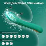Flexible G-Spot & Anal Dildo Vibrator, 3 Speed, 7 Frequency, Waterproof Toy