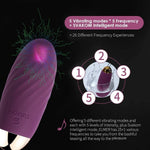 Wireless Bullet Vibrator with Remote – 26 Modes, Wearable Silicone Clitoral Massager