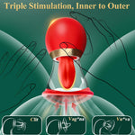 5-in-1 Rose Sucking Vibrator – Clitoral & G-Spot Stimulator with Licking & Vibration
