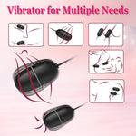 Mini Bullet Vibrator with Dual Eggs & 7 Modes – Remote Control & USB Rechargeable