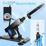 Automatic Thrusting Dildo Machine with Realistic Dildo & Suction Cup Adapter