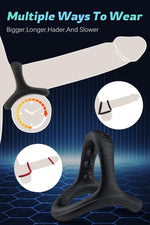 Silicone Penis Ring Set with 7 Sizes for Enhanced Erection & Lasting Pleasure