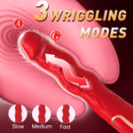 9.6" Realistic G-Spot Vibrator with 10 Modes & Wriggling Motion for Intense Pleasure