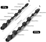 Long Silicone Vibrating Anal Beads with 10 Modes, Prostate & G-Spot Massager, Waterproof