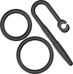 Silicone Urethral Sound with Dual Rings – Designed for Experienced Users & Long Wear