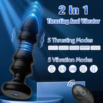 Remote Control Thrusting Anal Plug – Vibrating Prostate Massager for Men & Women