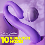 Remote Control G-Spot & Clitoral Vibrator – 10 Modes, Dual Stimulation Adult Toy