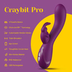 App-Controlled Triple Stimulation Vibrator – Clitoral, G-Spot & A-Spot Pleasure