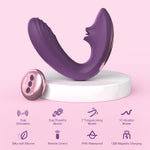 Remote-Controlled Clitoral Licking & G-Spot Vibrator with 7 Licking & 10 Vibration Modes