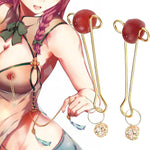 Adjustable Clit & Nipple Clamps – Non-Piercing Metal Fetish Teasers for Couples