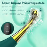 Rechargeable Clitoral & G-Spot Vibrator β 9 Modes, LCD Display, Waterproof Design