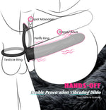 Strap-On Anal Dildo with Vibrating Cock Ring & Butt Plug – 10 Vibration Modes