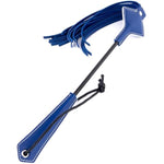 Leather Bdsm Paddle With Tassel 23.4Inch Blue Star Flogger Spanking Adult Bondage Sex Toys For Role Play Game