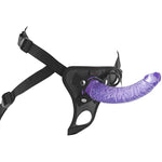 2.6'' Diameter Realistic Silicone Dildo With Suction Cup+Harness & Strap-On Set With 7.87" Pvc Dildo