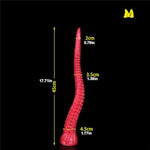 Silicone Tentacle Dildo Octopus Anal Plug Adult Sex Toy: Extra Long Dildo With Suction Cup, Flexible Realistic Butt Plug For Couples (M)