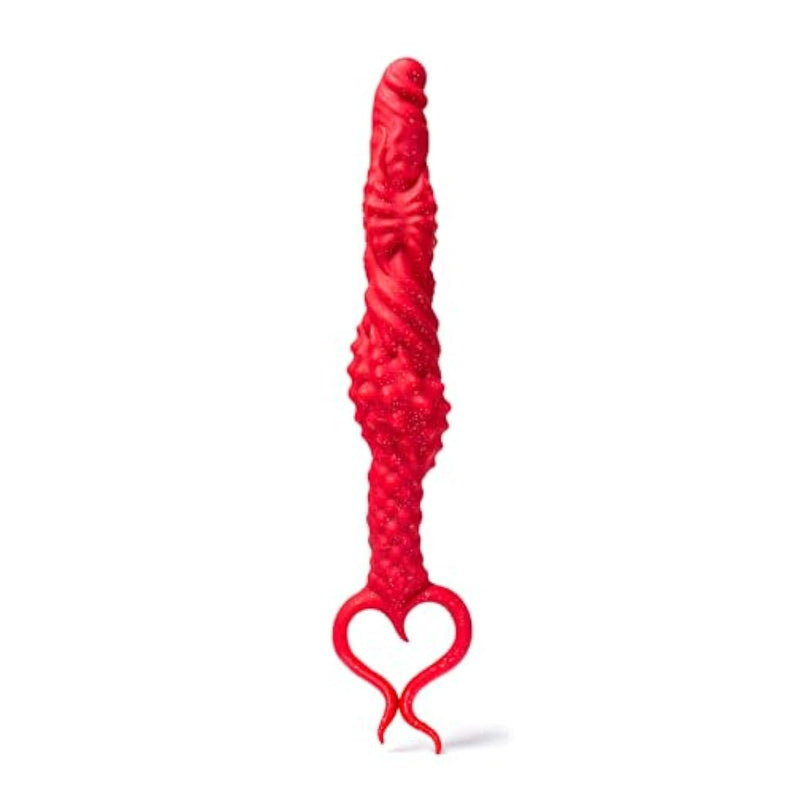Fantasy Anal Toys Silicone Tentacle Toy Extra Long Butt Plug Dildo,Handle Design,Soft Silicone Deep Anal Toy For G-Spot Stimulation Prostate Massage,Anal Dildos For Men Women And Couples (D303-F)