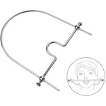 Stainless Steels Open Mouth Gag Metal Adjustable Bdsm Gags Sex Toys For Adult Lover Couples Restraints Cosplay Games