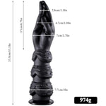 Black Fist Dildo Silicone,13.1In Realistic Hand Dildo With Hand Free Suction Cup,Huge Dildo Anal Fisting For Men Women