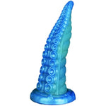 Suction Soft Silicone Made Tentacle Dildo Anal Plug Multi Color Colorful Octopus Fantasy (S)