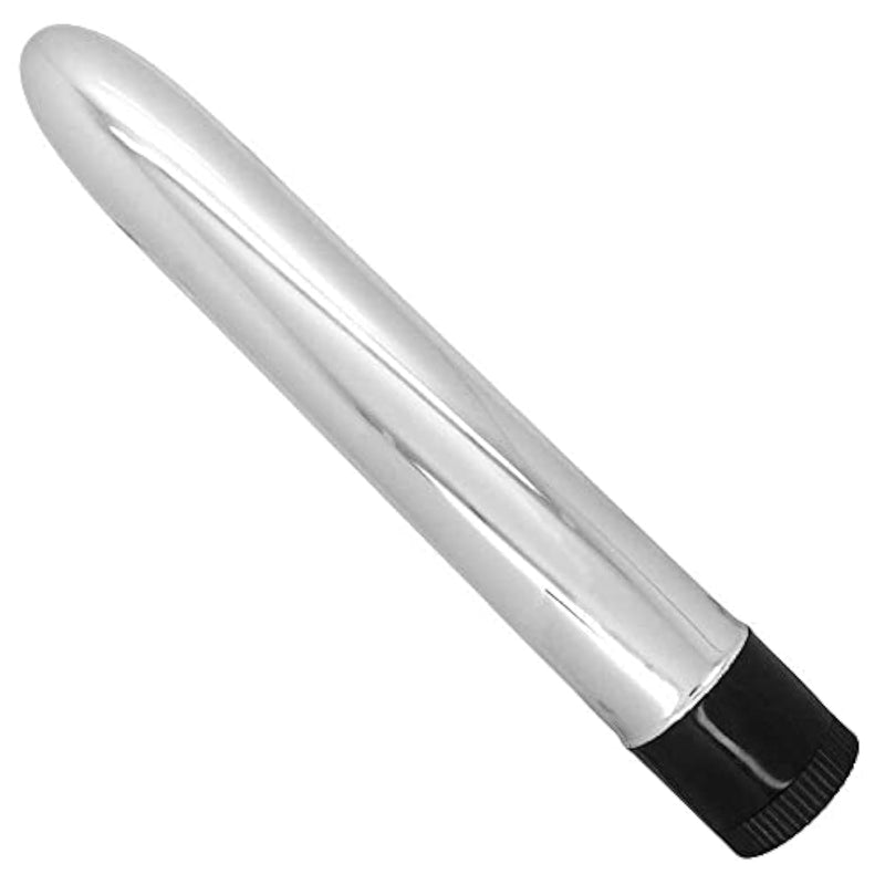 Ryder'S Sleek Vibe - 7-Inch Metallic Joy For Intense Pleasure | Multi-Speed Dial, Non-Intimidating, Phthalate-Free | Perfect For Beginners, Foreplay, And Travel